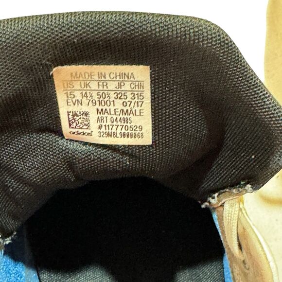 Adidas Tour360 Boost Golf Shoes Men’s Size 15 (Rare) White Leather - Spikes - Picture 8 of 12